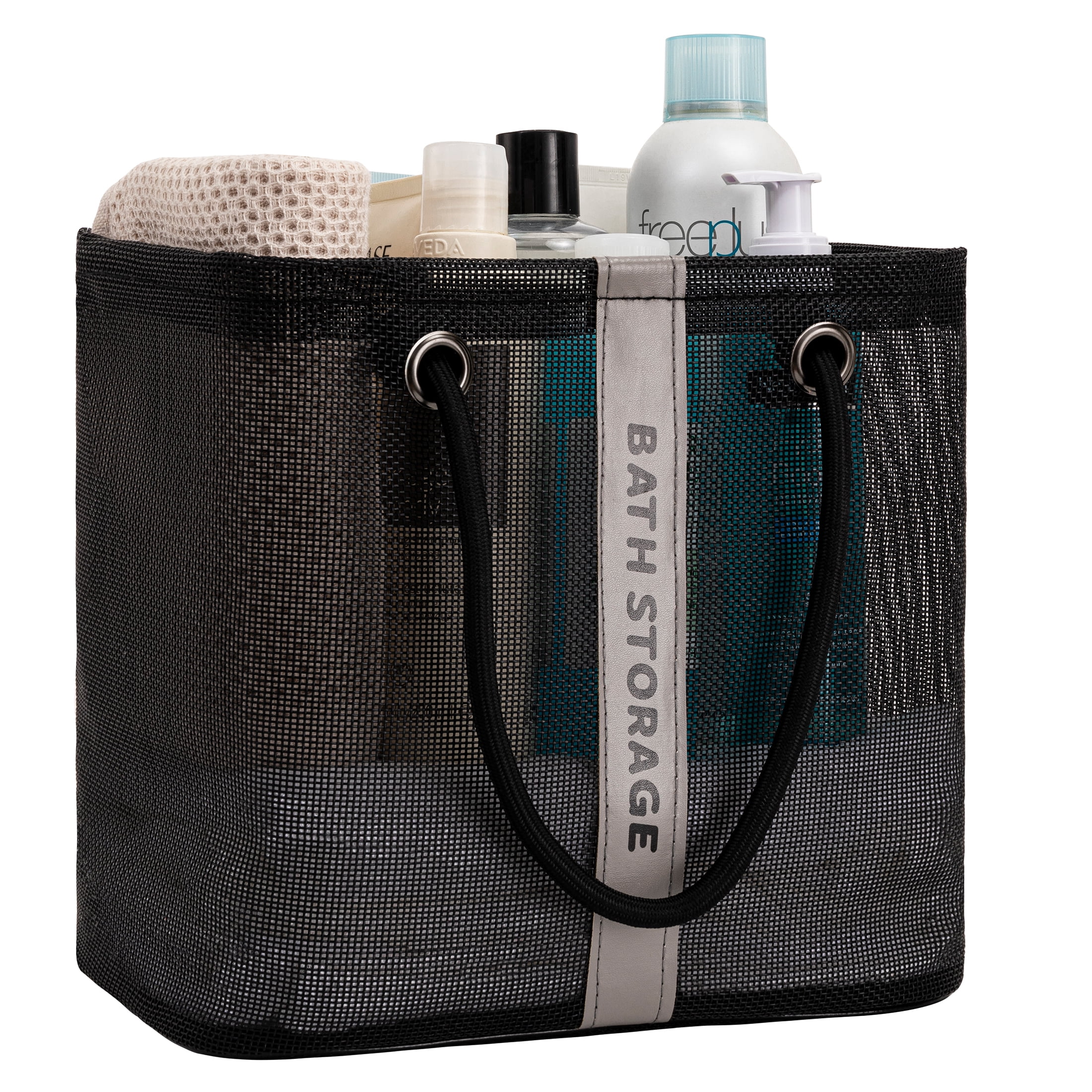 Siaomo Mesh Shower Caddy, Bathroom Caddy, Portable Shower Basket Bag for College Dorm Bathroom Gym C(图1)