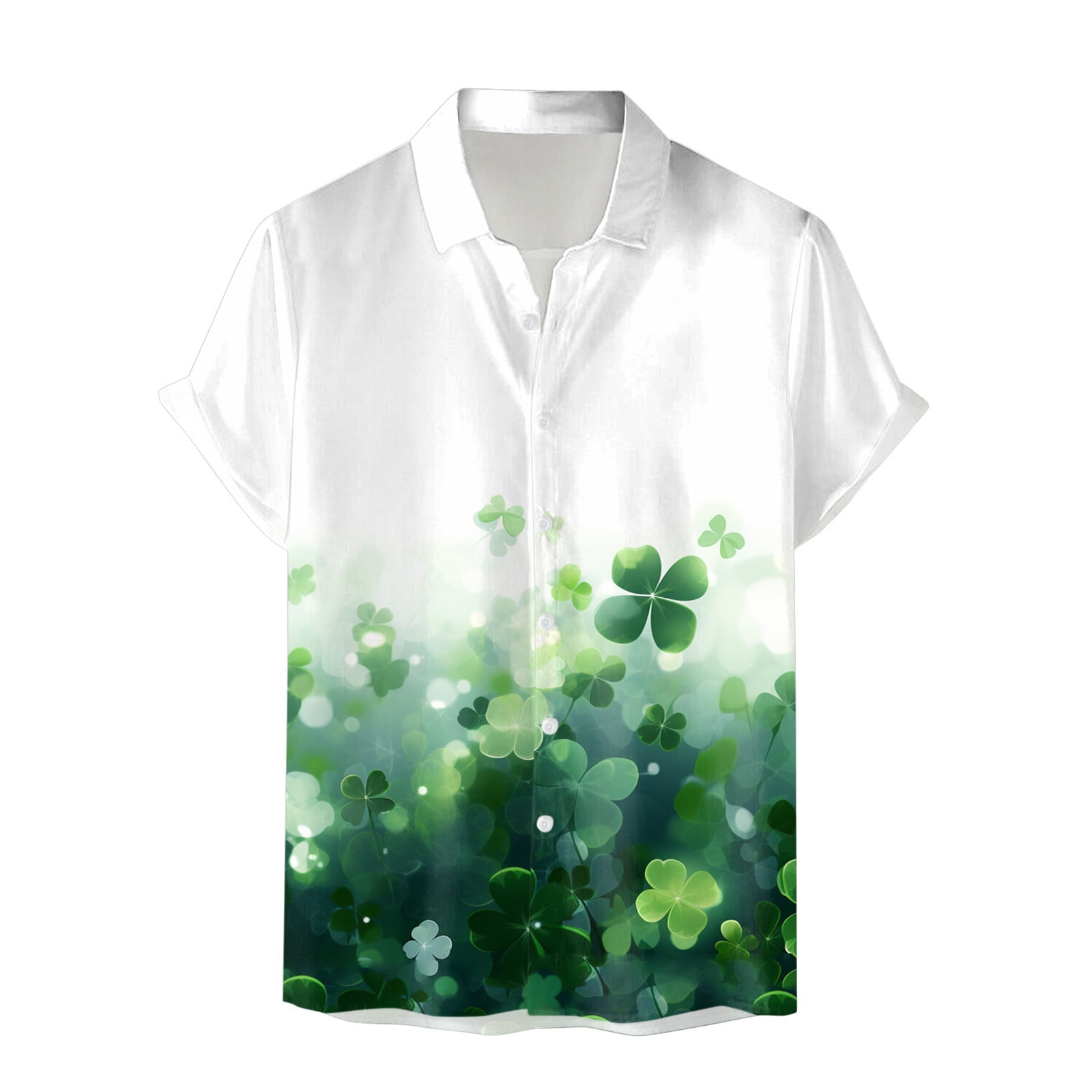 Siaonvr Men Basic Tee Male St. Patricks'S Day Short Sleeve Shirt Autumn