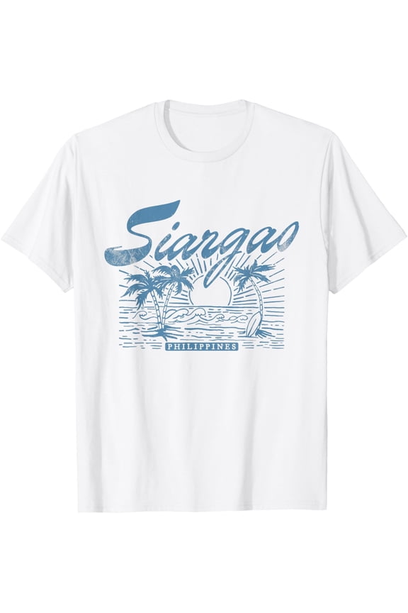 Siargao Philippines Distressed Beach T-Shirt