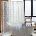 Siateml Heavy Duty EVA Shower Curtain Liner with Waterproof 3D