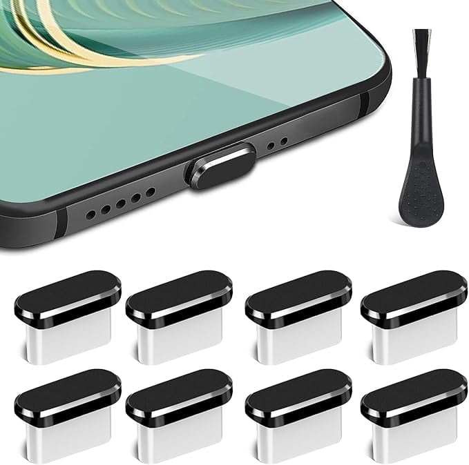 Sibba 4 Pieces Anti Dust Plugs, USB Type C Anti Dust