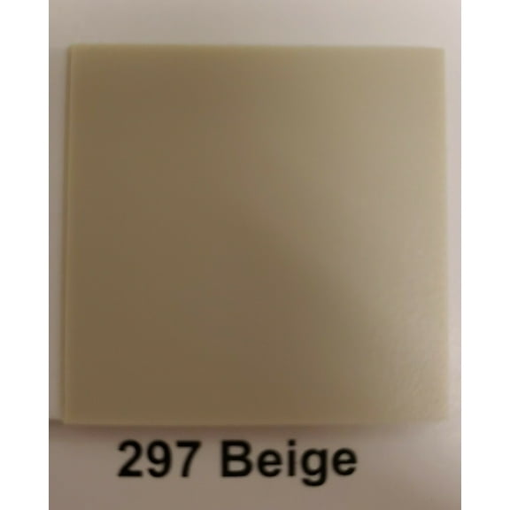 Sibe-R Plastic Supply 5 PACK HDPE POLYETHYLENE MATTE BEIGE PLASTIC SHEET .055" THICK 24" X 48"
