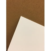 Sibe-R Plastic Supply 5 Pack- WHITE POLYSTYRENE  STYRENE PLASTIC SHEET .020 Thick 12 x 24 ^