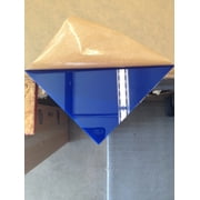 Sibe-R Plastic Supply Blue Acrylic Translucent Plastic Sheet, 1/8 Thick, 12x24