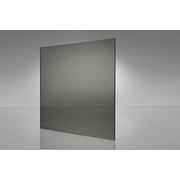 Sibe-R Plastic Supply ONE- GRAY TINTED SMOKE CLEAR ACRYLIC 1/8 Thick 24 x 24 ^