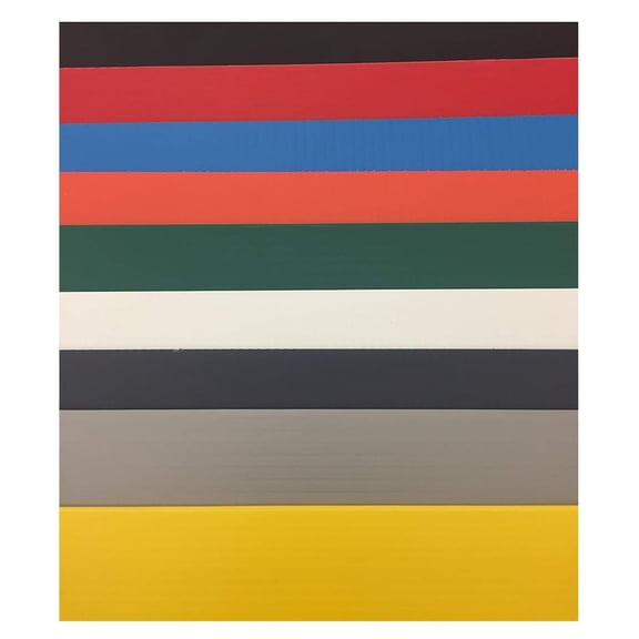 Sibe-R-Plastics - Corrugated Plastic Sheets-Sign Planks-Short--0.15" Thick - Horizontal (Green, 18" x 24" (24-Pack))