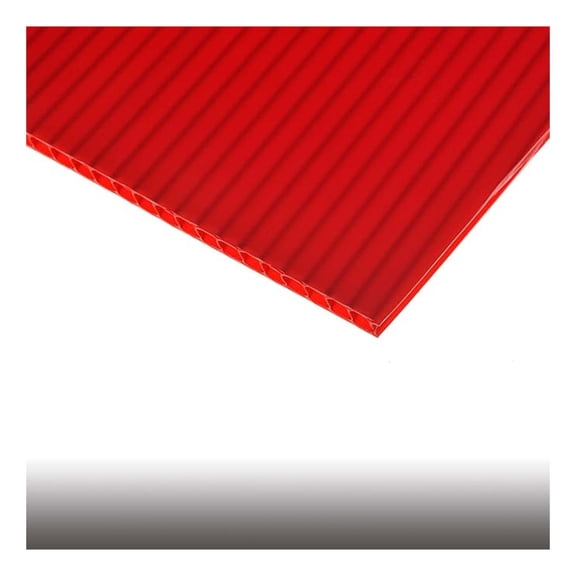Sibe-R-Plastics - Corrugated Plastic Sheets-Sign Planks-Short--0.15" Thick - Horizontal (RED, 18" x 24" (24-Pack))
