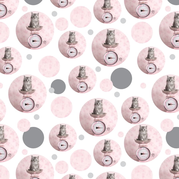 Siberian Cat Kitten Tipping The Scale Premium Gift Wrap Wrapping Paper Roll