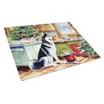 thumbnail image 1 of Siberian Husky Christmas Cookies Glass Cutting Board, 1 of 5