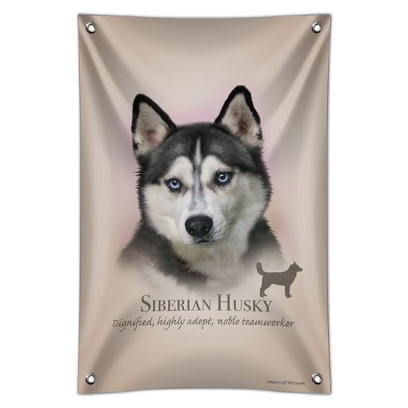 Siberian Husky Dog Breed Home Business Office Sign