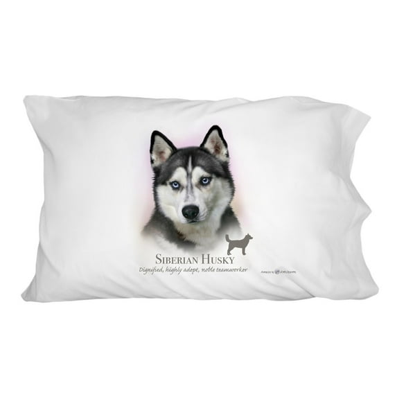Siberian Husky Dog Breed Novelty Bedding Pillowcase