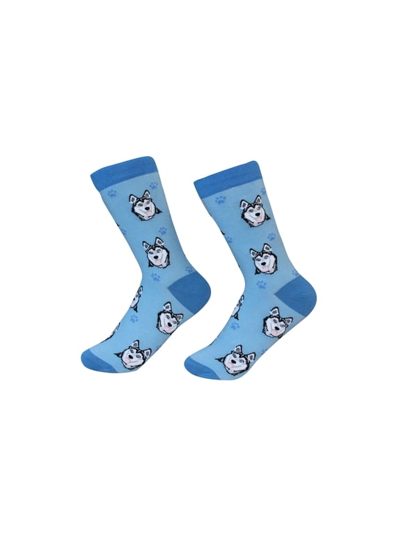 Siberian Husky Dog Breed Socks Unisex Sock Daddy by E&S Pets