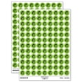 thumbnail image 1 of Siberian Husky Laying Down Dog 200+ Round Stickers - Light Green - Matte Finish - 0.50" Size, 1 of 3