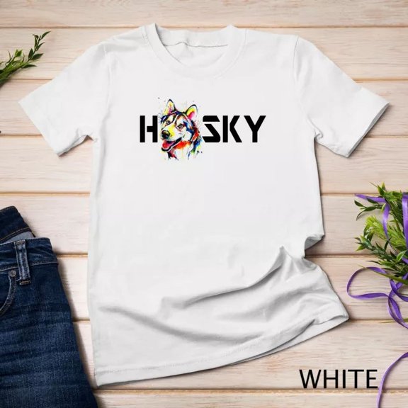 Siberian Husky Lover Dad Mom Funny Kidding Unisex S-5XL T-Shirt Birthday Gifts; For Men & Women
