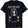 thumbnail image 1 of Siberian Husky My Boss T-Shirt, 1 of 5