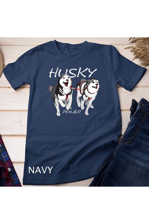 Siberian Husky Power Awesome Cute Husky T-Shirt