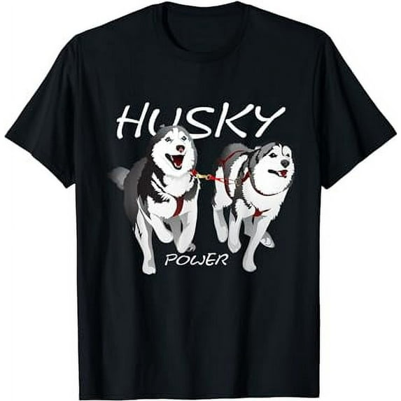 Siberian Husky Power Awesome Cute Husky T-Shirt