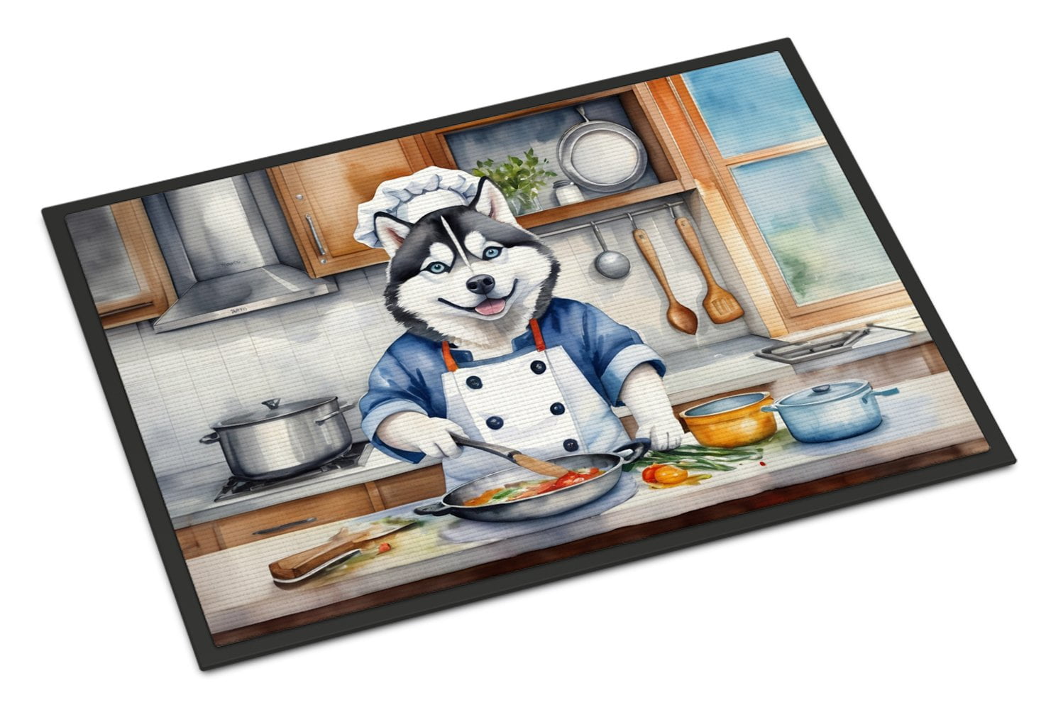 Siberian Husky The Chef Doormat