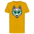 thumbnail image 1 of Siberian Husky With Glasses Tee Men's -Image by Shutterstock, 1 of 2