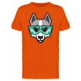 thumbnail image 1 of Siberian Husky With Glasses Tee Men's -Image by Shutterstock, 1 of 1