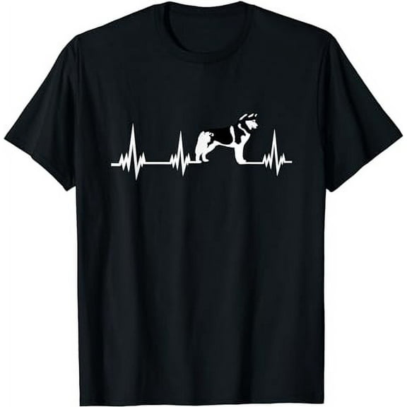 Siberian Husky heartbeat Shirt Gift for Men Women Boys Girls T-Shirt