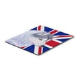 thumbnail image 1 of "Siberian Husky with English Union Jack British Flag Mouse Pad Hot Pad or Trivet", 1 of 1