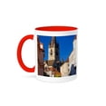 thumbnail image 1 of 3drose, Sibiu, Transylvania, Romania, 15oz Two-tone Red Mug, 1 of 6