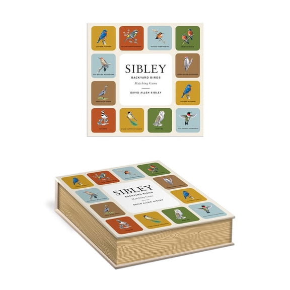 Sibley Birds: Sibley Backyard Birds Matching Game: A Memory Game with 20 Matching Pairs for Children (Other)