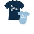 thumbnail image 1 of Sibling Shirts Set for Big Brothers and Little Brothers Boys Gift Set Kids Shirt Navy / Baby Aqua Kids Shirt 2T / Baby 6M, 1 of 9