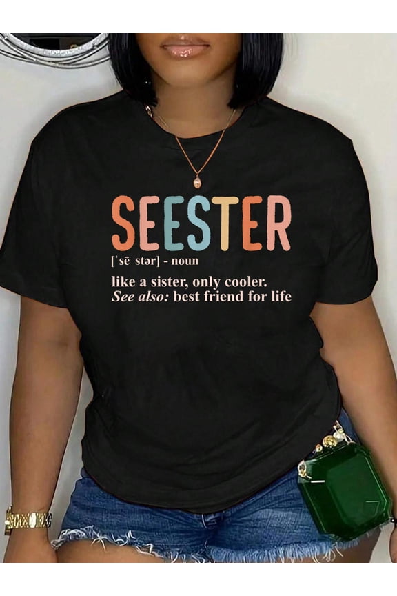 Sibling Sister Seester T-Shirt