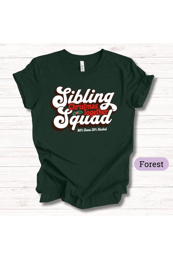 Sibling Squad Shirt T Retro Group Tee for Brothers and Sisters Tshirt STT 3 All Size S-3Xl
