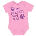 thumbnail image 1 of Siblings Have Tails Adorable Pet Owner Romper Boys or Girls Infant Baby Brisco Brands 6M, 1 of 6