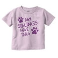thumbnail image 1 of Siblings Have Tails Adorable Pet Owner Toddler Boy Girl T Shirt Infant Toddler Brisco Brands 3T, 1 of 6