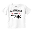thumbnail image 1 of Siblings Have Tails Animals Pets Toddler Boy Girl T Shirt Infant Toddler Brisco Brands 12M, 1 of 6