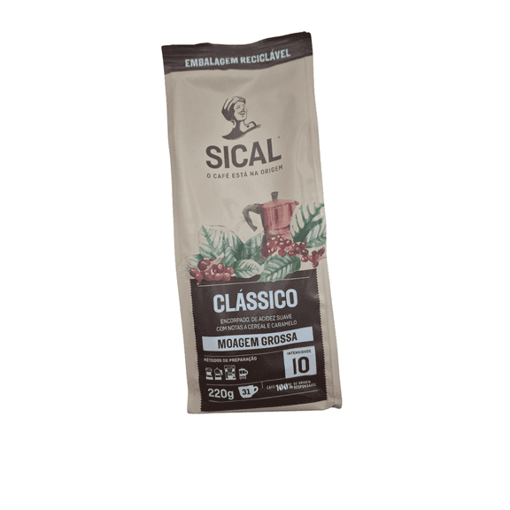 Sical Classico Ground Coffee For French Press - 220 grams / 7.7oz