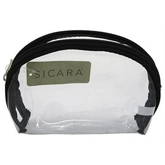 Sicara Clear Cosmetic Bag Oval Purse, 1 Ea