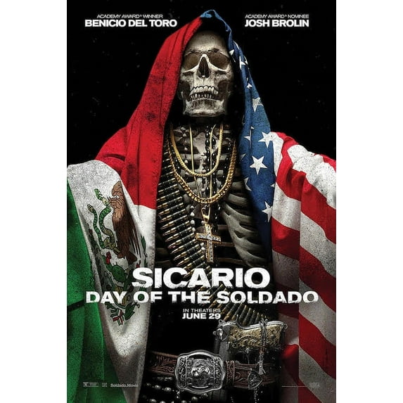 Sicario Day of the Soldado Movie Poster - No Frame - 24" X 36"