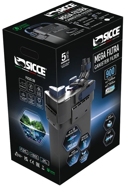 Sicce MEGA Filtra 900 Canister Filter