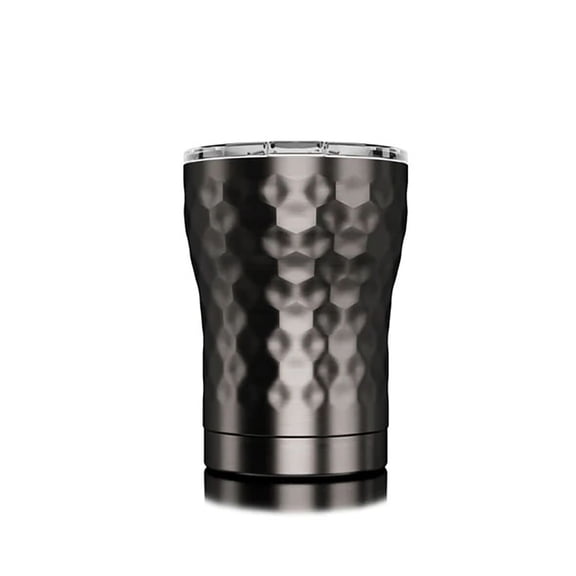 Siccups 12 oz Hammered Gunmetal Splash and Sweat Proof Tumblers