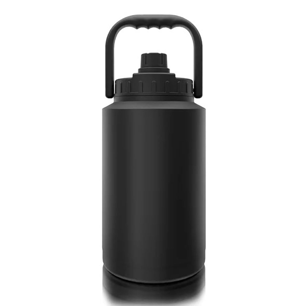 Siccups 128 oz (1 Gallon) Matte Black Insulated  Jug