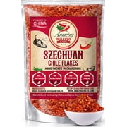 Sichuan Chili Flakes 8 oz - Traditional Crushed Red Pepper Flakes, Essential Spice and Seasoning for Kimchi, Chili Oil, Stir-Fries, Pizza and More