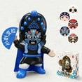 thumbnail image 1 of Sichuan Opera Face-Changing Doll, Chinese Peking Opera Figurine, Press Hat to Switch 4 Faces, Car Dashboard Decor, Desktop Collectible, Cultural Souvenir Gift for Adults, Kids, Collectors, 1 of 6