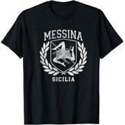 Sicilia Flag and Shield design with Trinacria - Messina T-Shirt