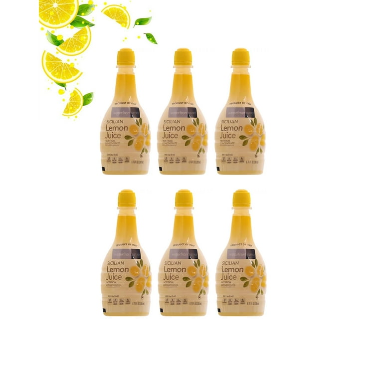 Sicilian Lemon Juice Not from Concentrate with Essentials Lemon