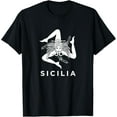 thumbnail image 1 of Sicilian Pride - Sicilia - Sicilian Flag Trinacria T-Shirt, 1 of 4