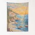 thumbnail image 1 of Sicilian Sunset Bliss Wall Tapestry for Bedroom by DC | Italian-Inspired Tapestry Wall Hanging & Aesthetic Decor for Dorm, Living Room, Picnic & Home | 39"x52", 1 of 7