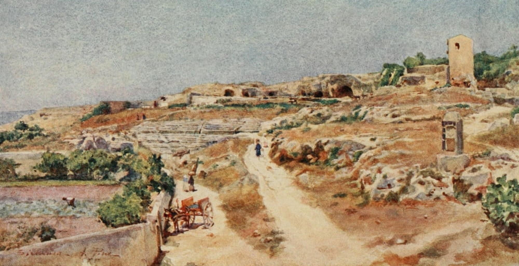 Sicily 1911 ] Canvas Art - Alberto Pisa (24 x 36)
