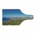 thumbnail image 1 of Sicily Cutting Board, Fascinating Aerial View of Sicilian Coast Dominated by Monte Cofano Travel Italy, Decorative Tempered Glass Cutting and Serving Board, in 3 Sizes, by Ambesonne, 1 of 2