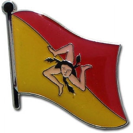 Sicily Flag Lapel Pin