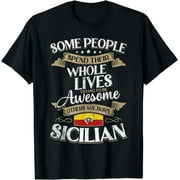 Sicily Flag Souvenirs for Sicilians Men & Women T-Shirt